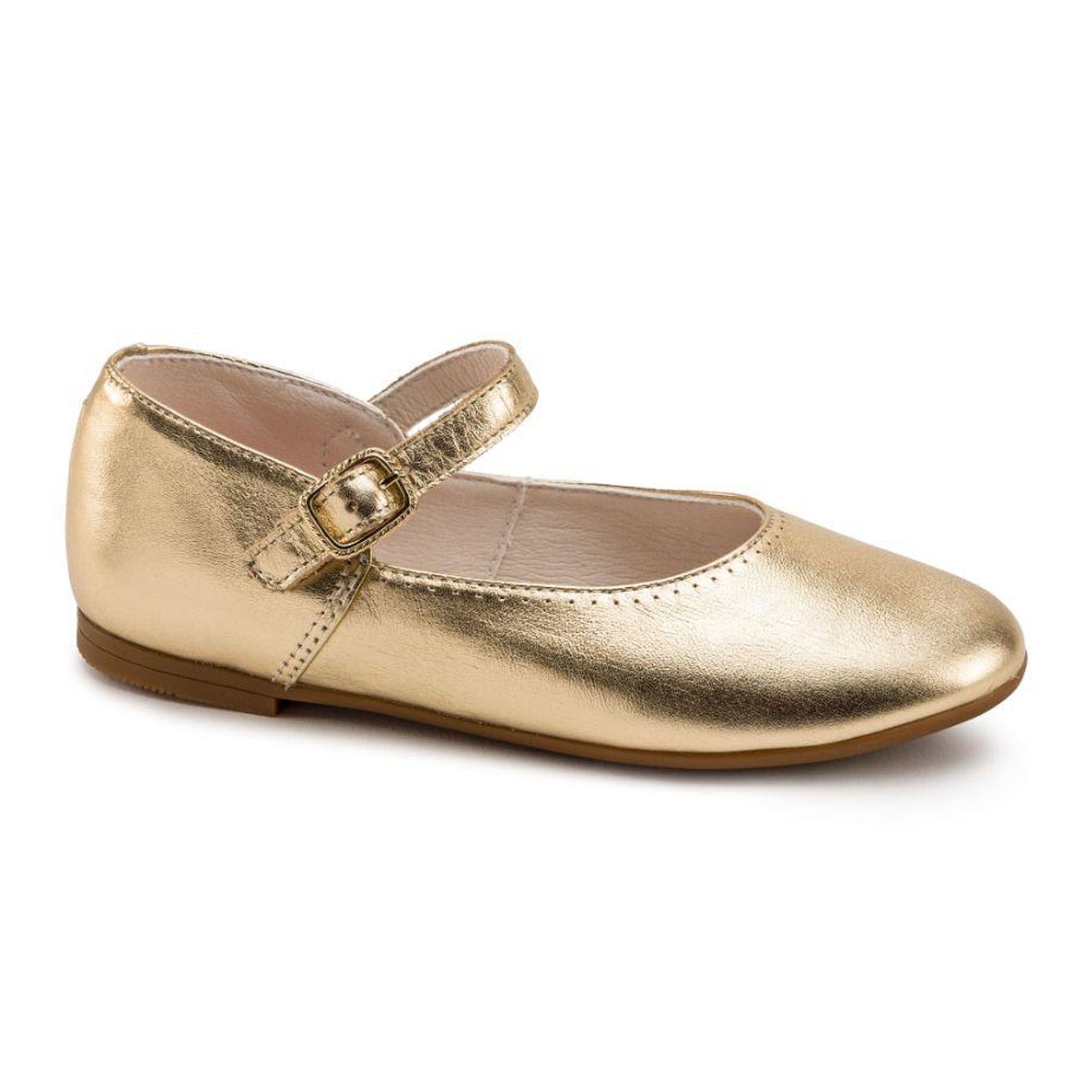 Golden shoes for on sale girl